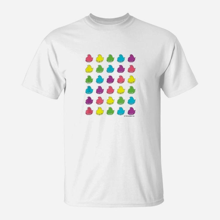 Peeps Rainbow Peeps Pattern T-Shirt