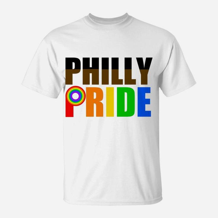 Philly Gay Pride New Rainbow Flag T-Shirt