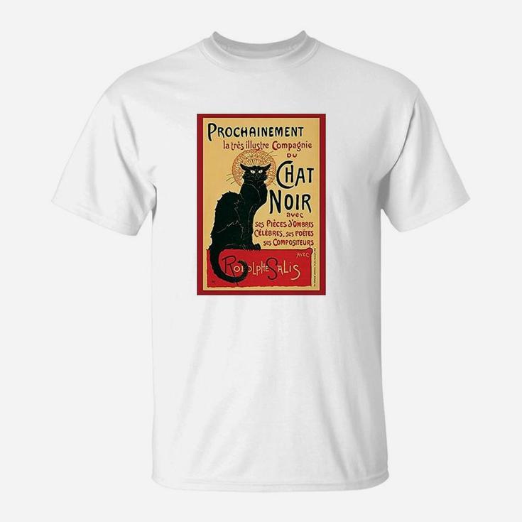 Poster Foundry Le Chat Noir The Black Cat Paris Art Deco Vintage T-Shirt