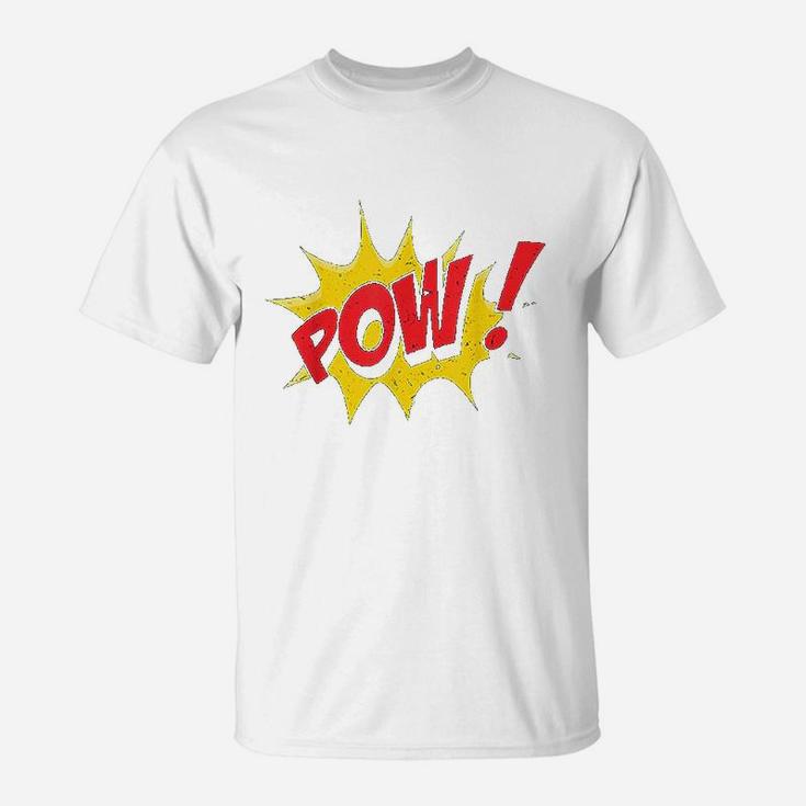 Pow  Comic Book Cartoon Funny Pop Art T-Shirt