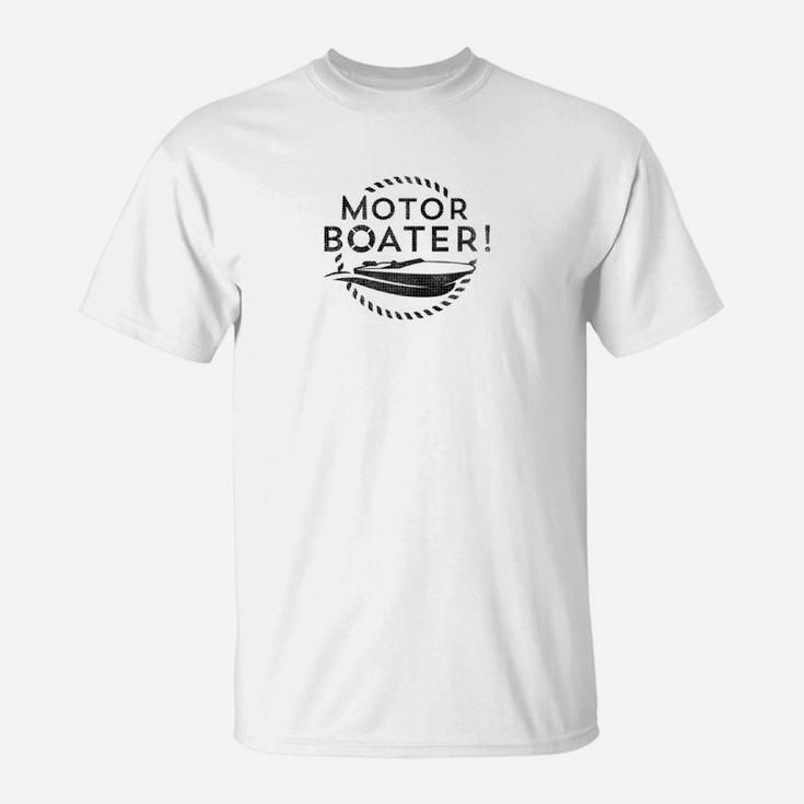 Premium Funny Summer Vacation Boa Motor Boater T-Shirt