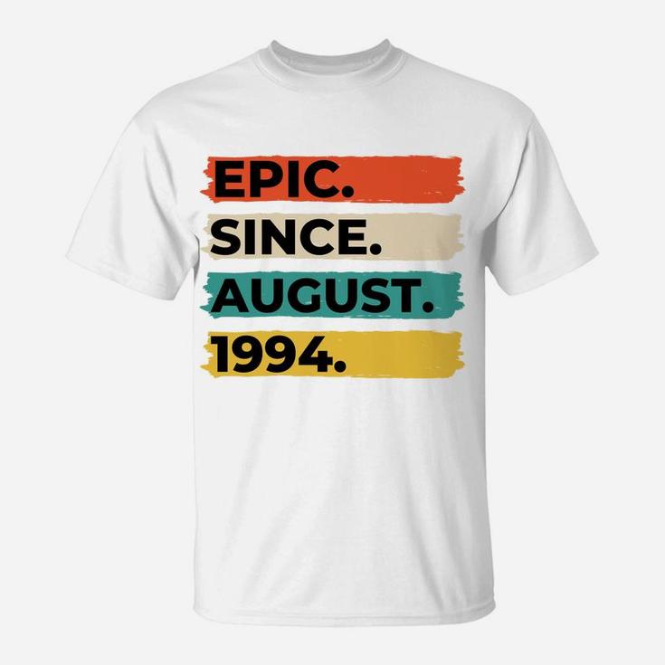 Present For 27 Year Old Epic Since August 1994 T-Shirt