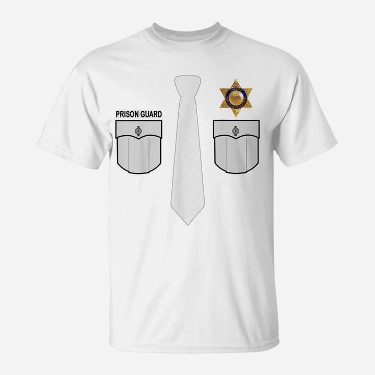 Prison Guard Correctional Officer Police Costume Funny Gift T-Shirt