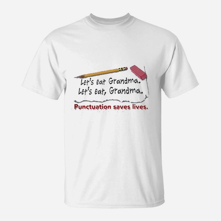 Punctuation Saves Lives Light T-Shirt