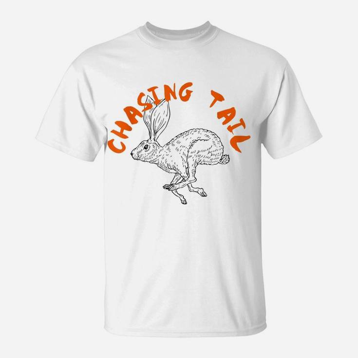 Rabbit Hunter -Chasing Tail -Hunting Cottontail -Beagle Dog T-Shirt