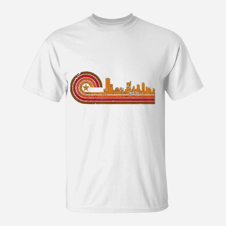 Retro Austin Cityscape T-Shirt