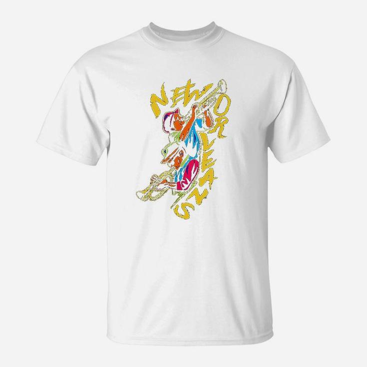Retro New Orleans Jazz T-Shirt