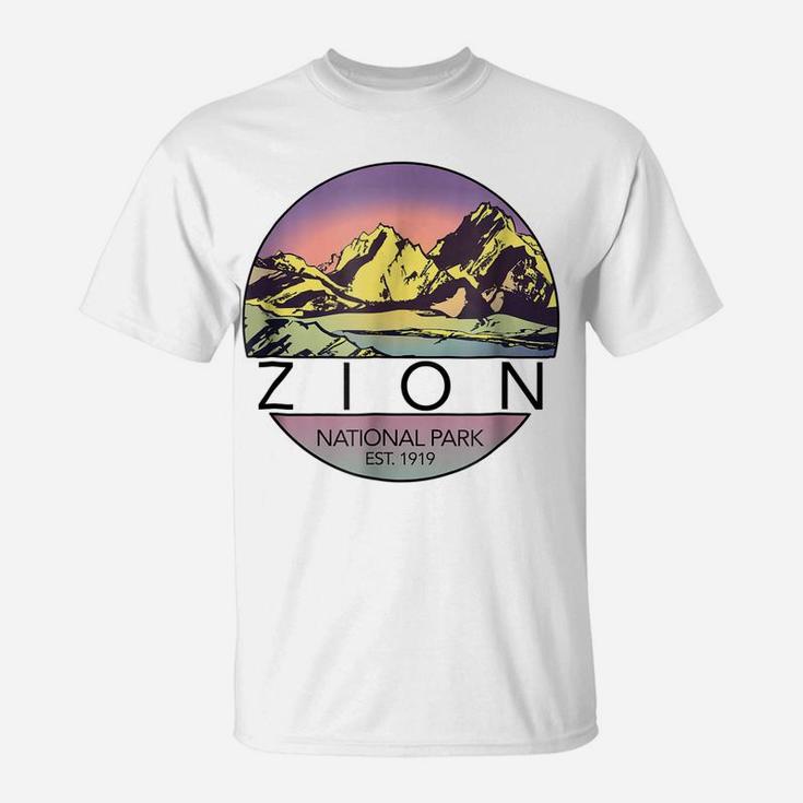 Retro Vintage Zion Shirt National Parks Tee Shirt T-Shirt