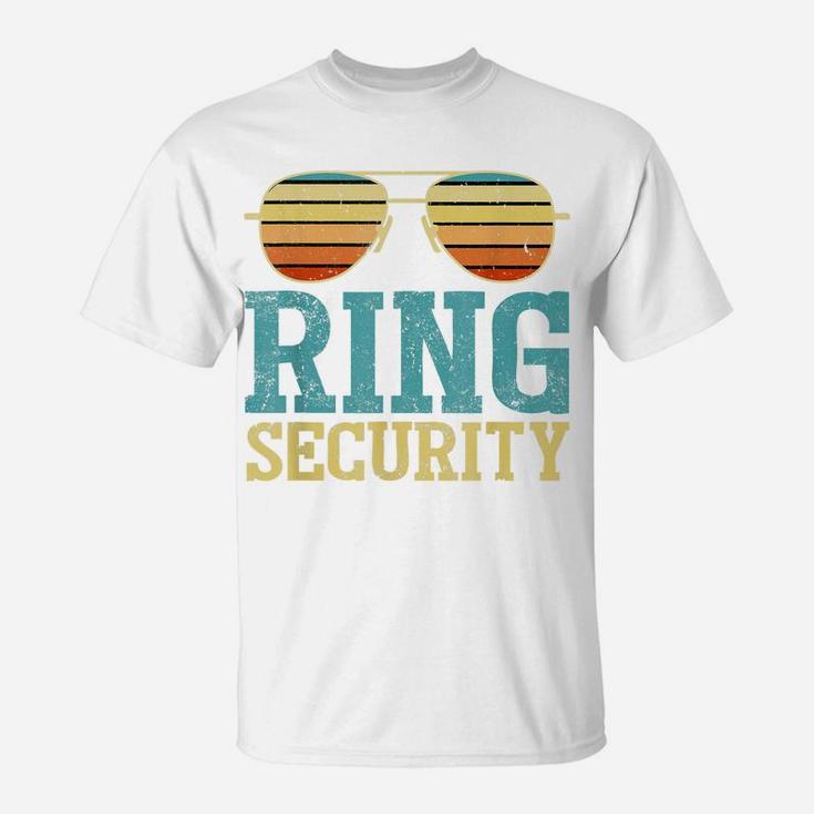 Ring Security Ring Bearer Boys Wedding Party T-Shirt