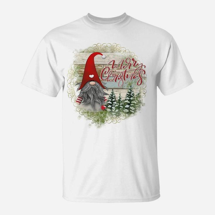 Santa Claus Garden Gnome Merry Christmas - Christmas Gnome Sweatshirt T-Shirt