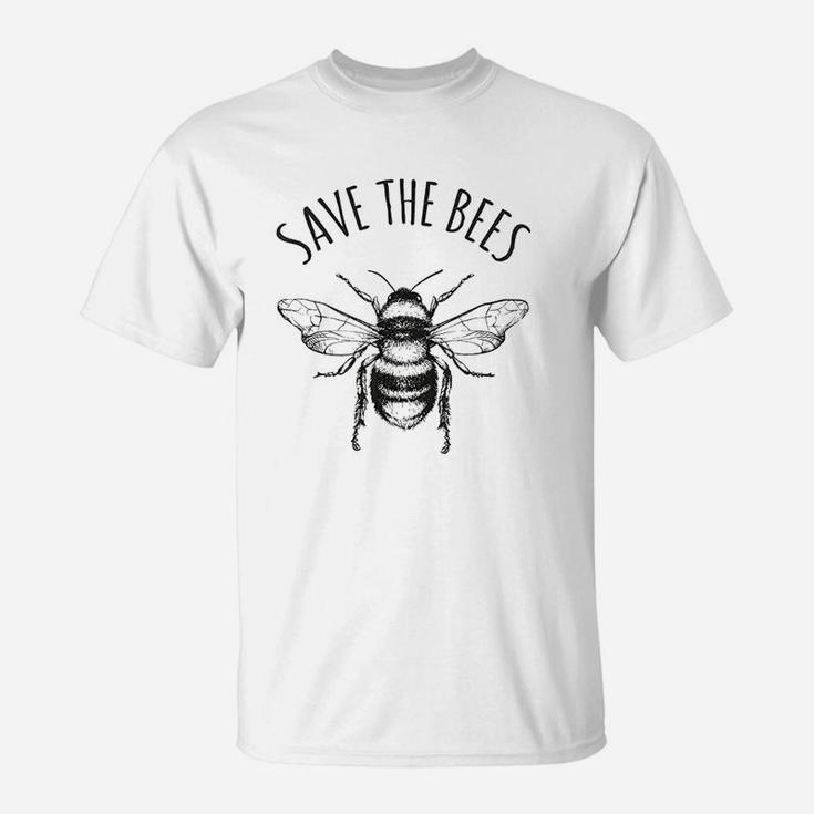 Save The Bees Earth Day Save Our Planet Environmental T-Shirt