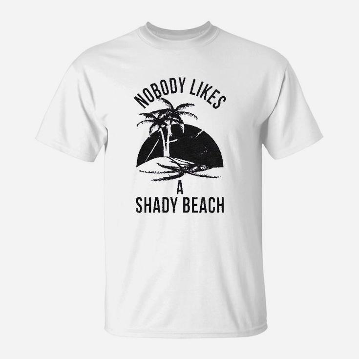 Shady Beach Funny Cute Vacation T-Shirt