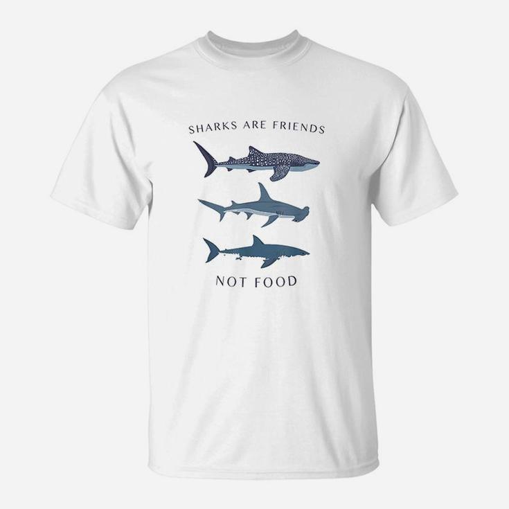 Sharks Are Friends Not Food T-Shirt