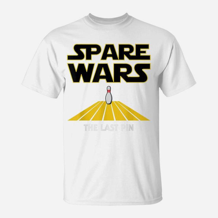Spare Wars - Funny Bowler & Bowling Parody T-Shirt