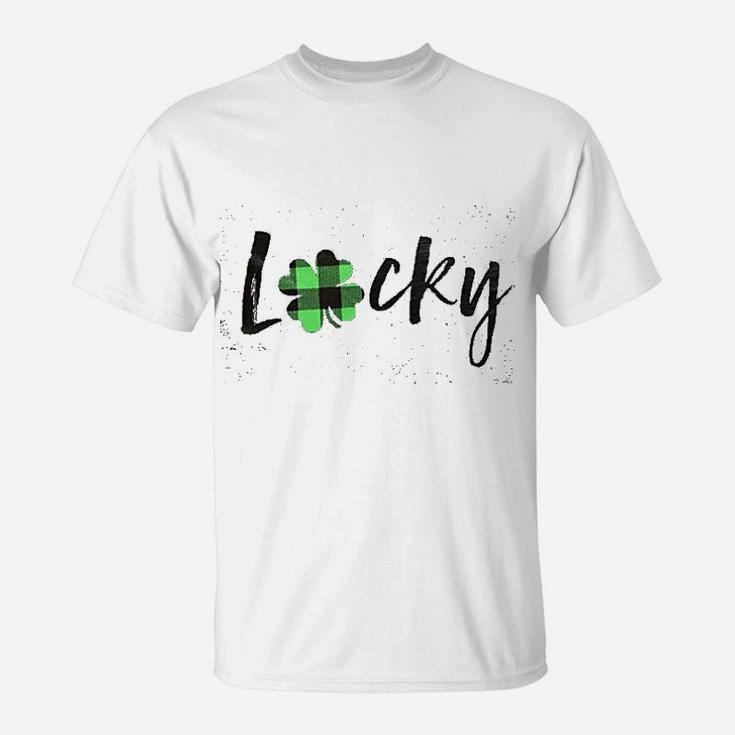 St Patricks Day  Lucky Irish Shamrock T-Shirt