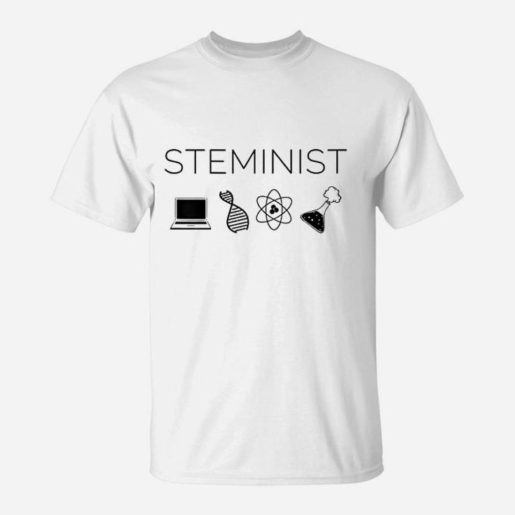 Steminist Female Scientist Woman In Stem T-Shirt