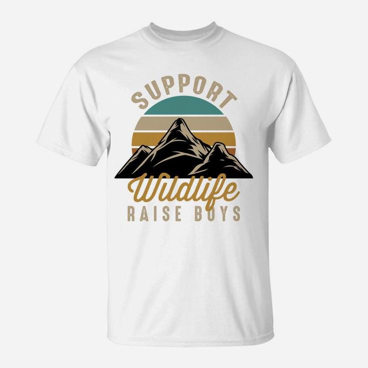 Support Wildlife Raise Boys Sweatshirt T-Shirt