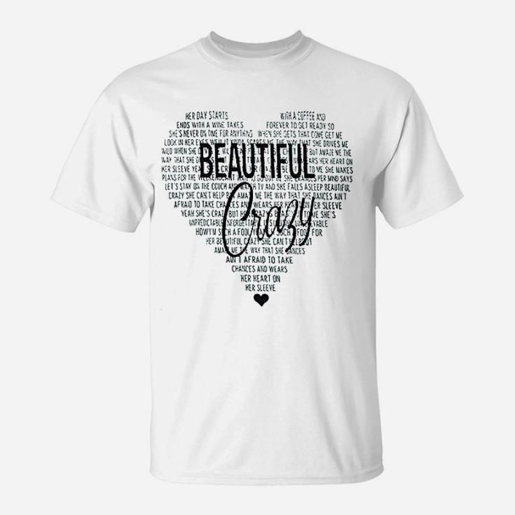Takeyal Beautiful Crazy Country Music T-Shirt