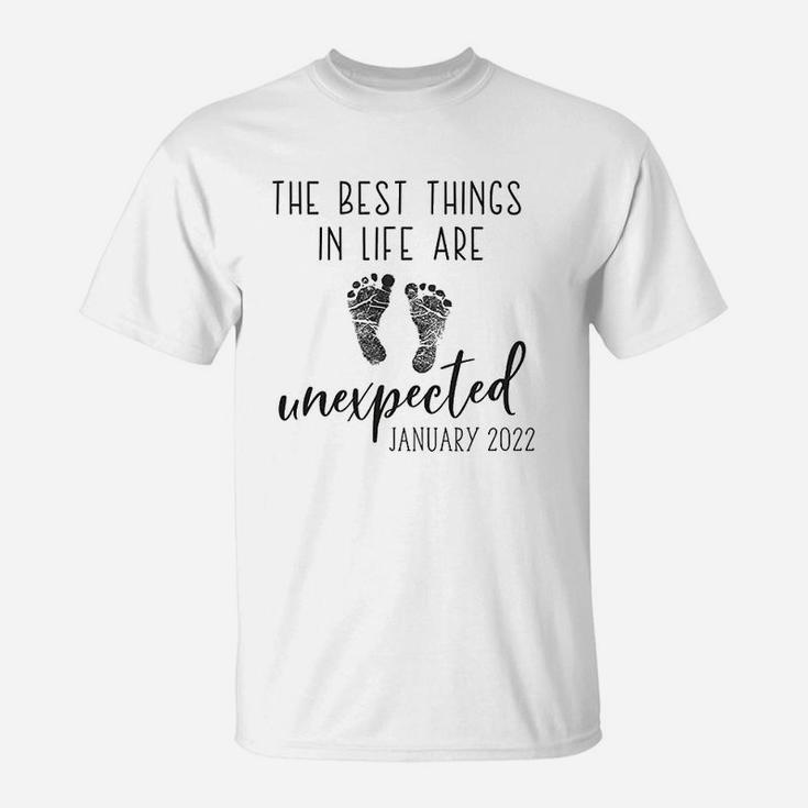 The Best Things In Life Are Unexpected Reveal Announcement T-Shirt