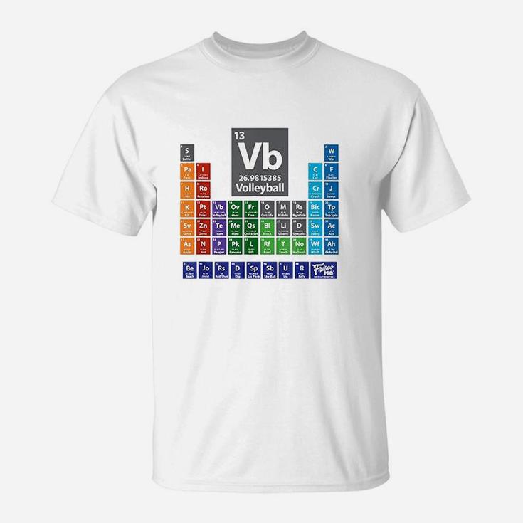 The Periodic Table Of Volleyball Standard T-Shirt