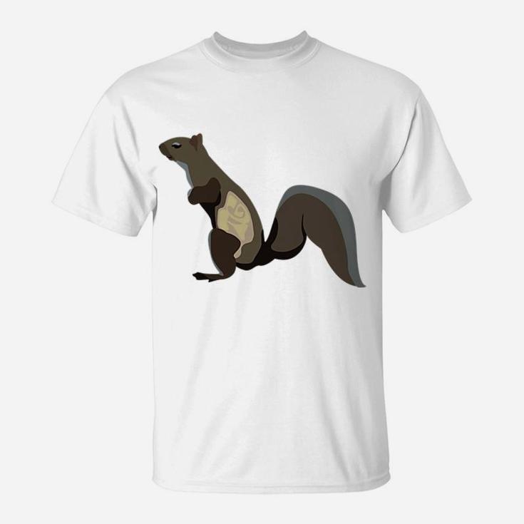 True Gravity - Mindfulness Squirrel Friend T-Shirt T-Shirt
