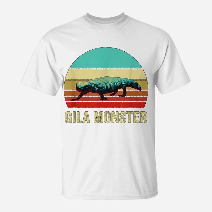 Vintage Retro Style Sunset Gila Monster T-Shirt