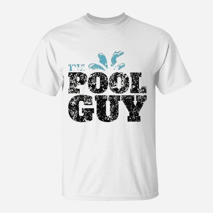 Vintage The Pool Guy Funny Swimming T-Shirt
