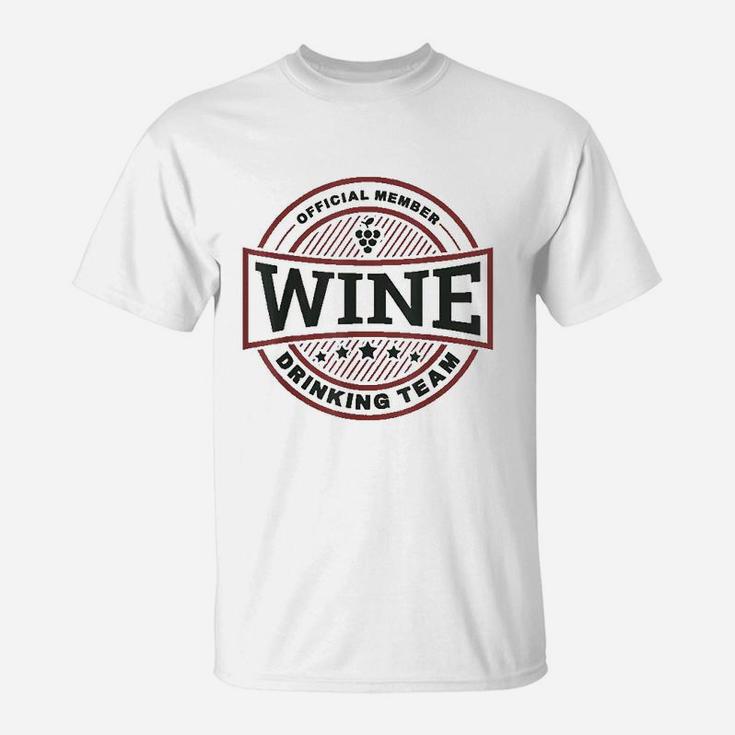 Wine Drinking Team T-Shirt