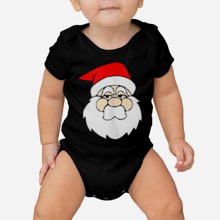 Ask Your Mom If Im Real Bad Santa Baby Onesie
