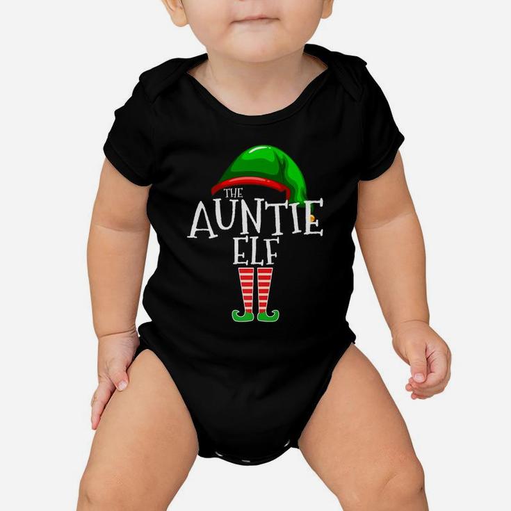 Auntie Elf Group Matching Family Christmas Gift Aunt Outfit Baby Onesie