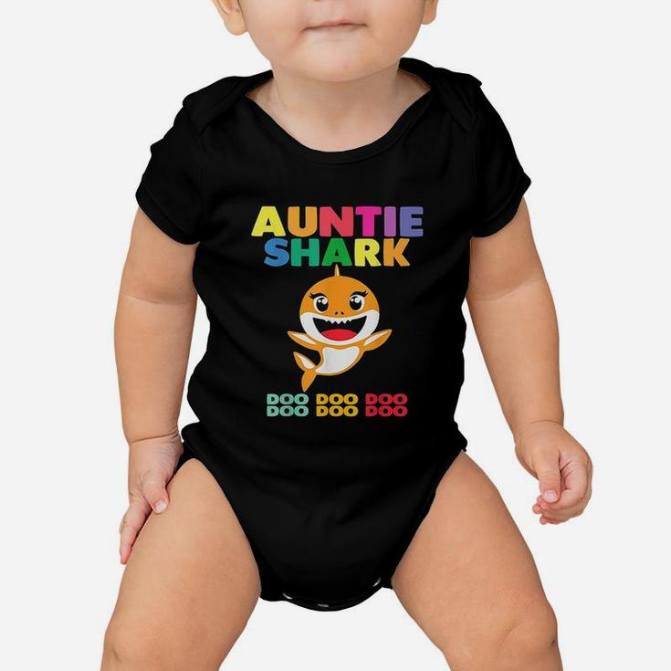 Auntie Shark Doo Doo Baby Onesie