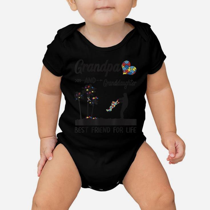 Autism Grandpa And Granddaughter Best Friend For Life Baby Onesie