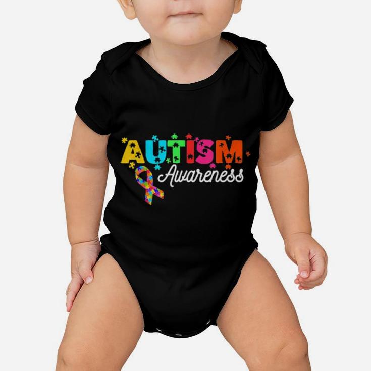 Autism Ribbon Autism Awareness Autistic Autism Moms Baby Onesie