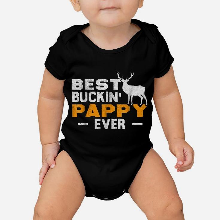 Best Buckin' Pappy Ever Shirt Deer Hunting Fathers Day Gift Baby Onesie
