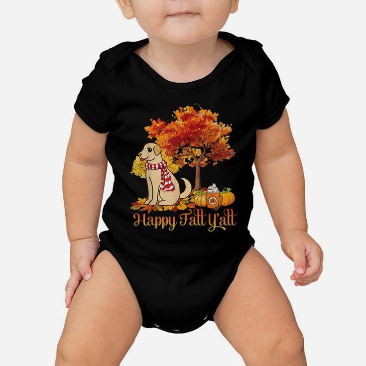 Chinook Dog Happy Fall Y'all Thanksgiving Day To Me Dad Mom Baby Onesie
