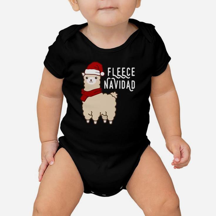 Christmas Alpaca Sweatshirt, Fleece Navidad Xmas Gift Baby Onesie