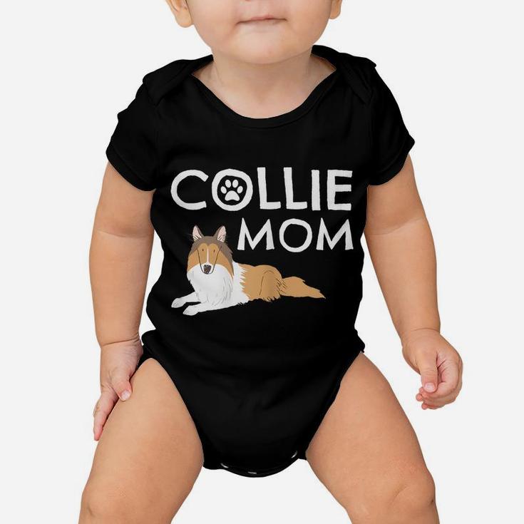 Collie Mom Cute Dog Puppy Pet Animal Lover Gift Baby Onesie