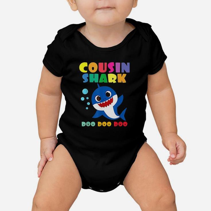 Cousin Shark Doo Doo Funny Baby Mommy Kids Baby Onesie