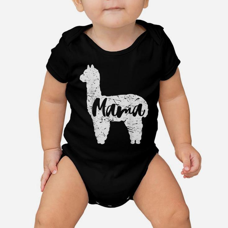Cute Proud Mama Llama Alpaca Happy Mothers Day Gift Shirt Baby Onesie