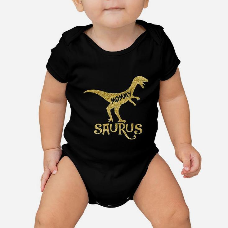 Dinosaur Mommy Daddy Baby Saurus Baby Onesie