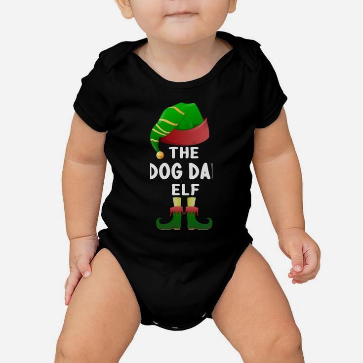 Dog Dad Elf Christmas Family Matching Pajamas Xmas Elf Group Baby Onesie