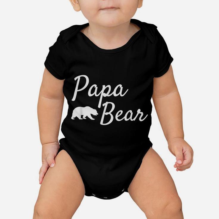 Fathers Day Gift From Daughter Son Kids Wife - Men Papa Bear Baby Onesie