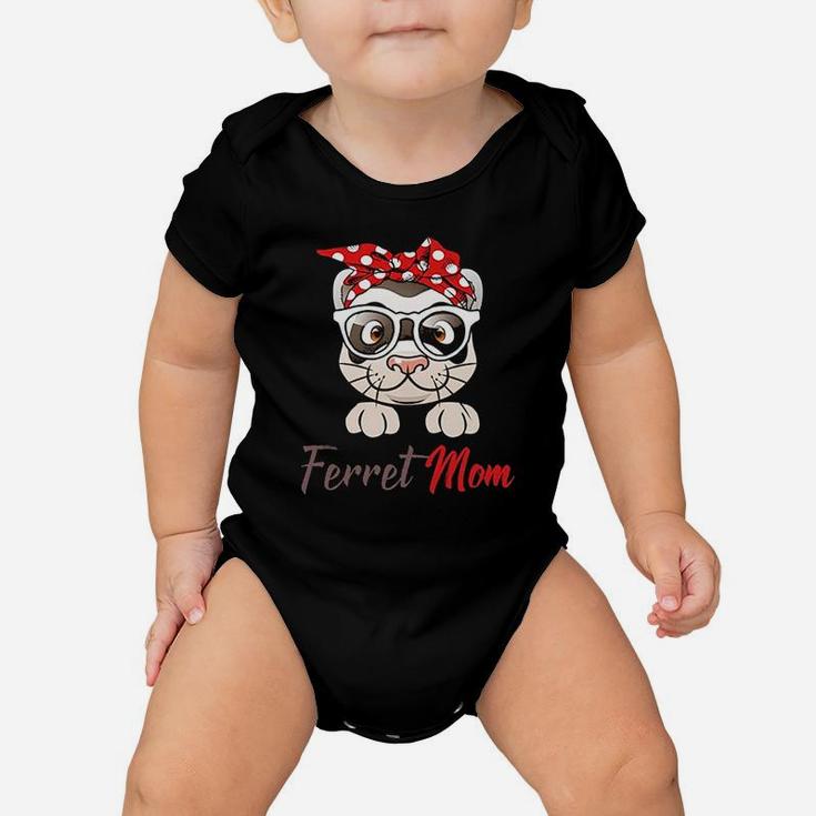 Ferret Mom Funny Baby Onesie