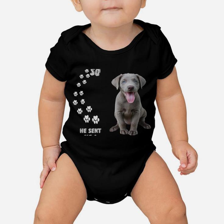 Fun Labrador Retriever Dog Mom Dad Costume, Cute Silver Lab Baby Onesie