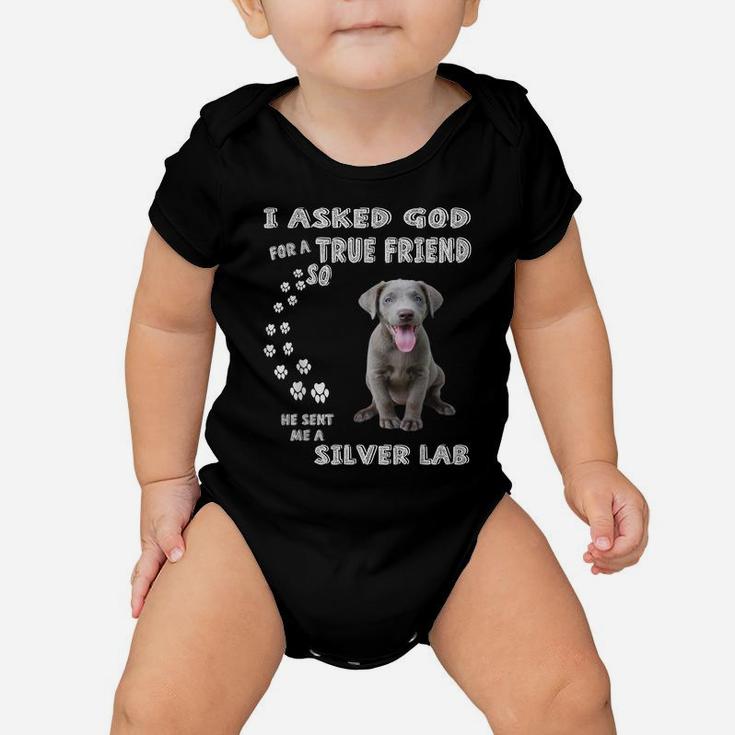Fun Labrador Retriever Dog Mom Dad Costume, Cute Silver Lab Baby Onesie