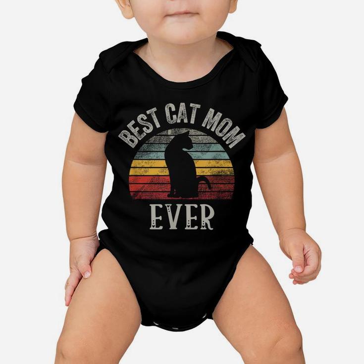 Funny Best Cat Mom Ever Cats Mom Lovers Baby Onesie