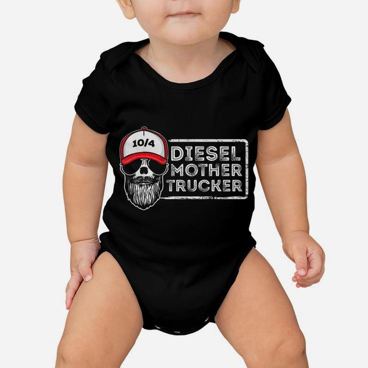 Funny Truck Driver Slang Shirt Mother Trucker Sayings Baby Onesie