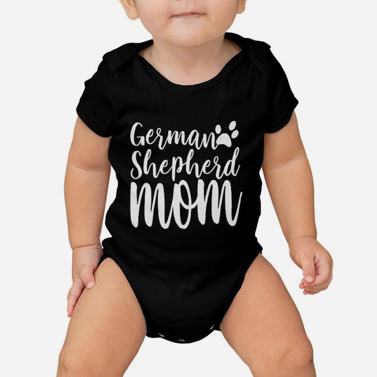 German Shepherd Mom Printed Next Level Brand Ladies Baby Onesie