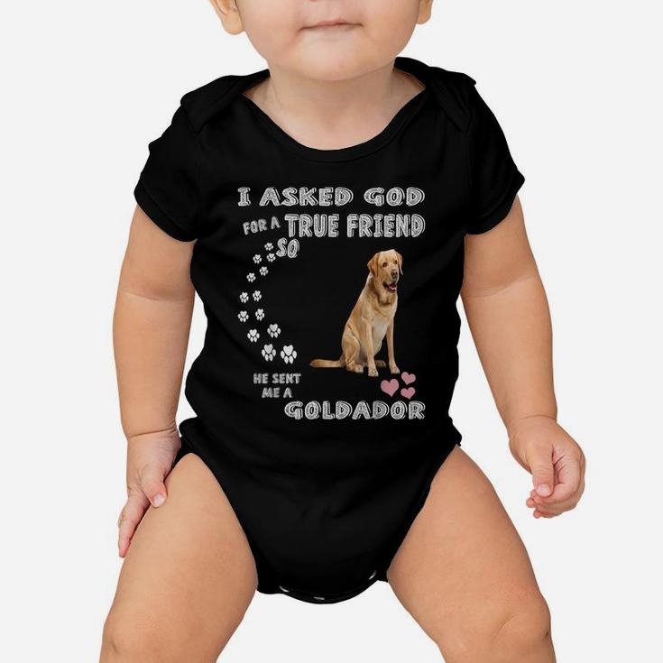 Golden Retriever Lab Dog Mom Dad Costume, Cute Goldador Baby Onesie