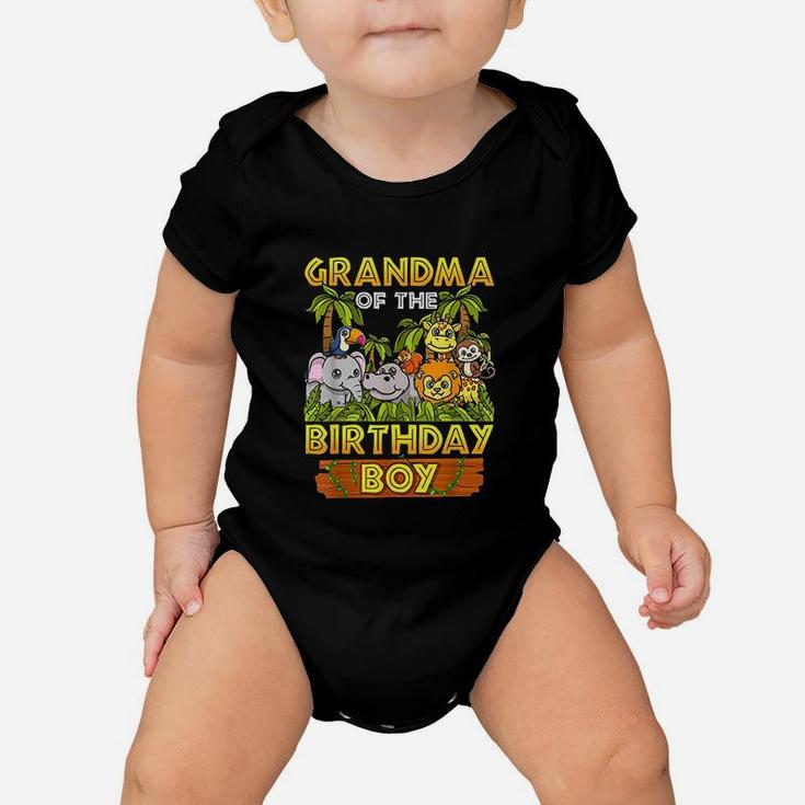 Grandma Of The Birthday Boy Baby Onesie